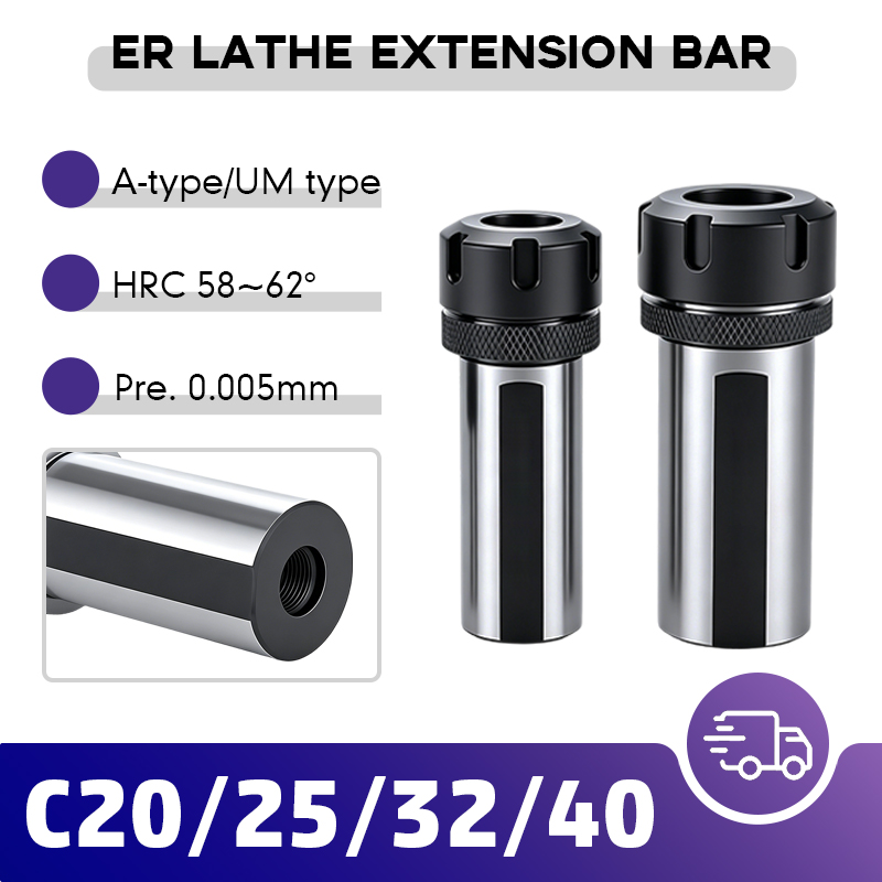 Fishing Rod Holder - Rechte schacht ER-verlengstuk met variabele diameter
