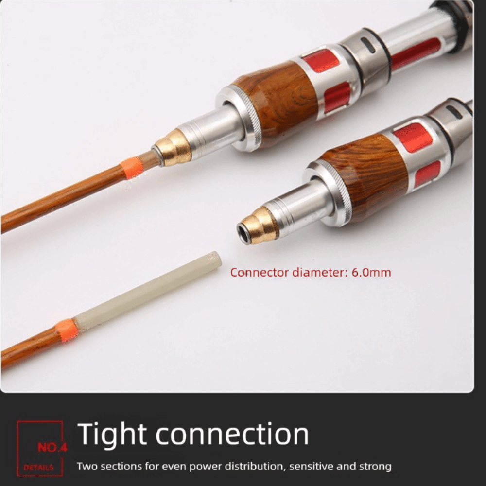 Fishing Rod Carbon Fiber - 4-delige spinhengel, UL-power casting hengel, draagbare