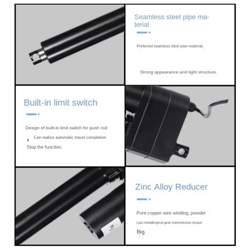DC 12V 24V 7000N Lineaire Actu - Fishing Rod Telescopic recensie en prijs