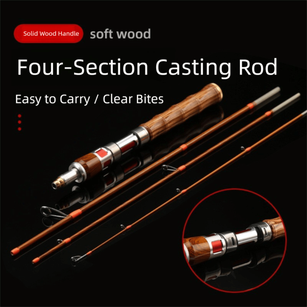 2025 4-delige draaiende hengel - Fishing Rod Carbon Fiber recensie en prijs