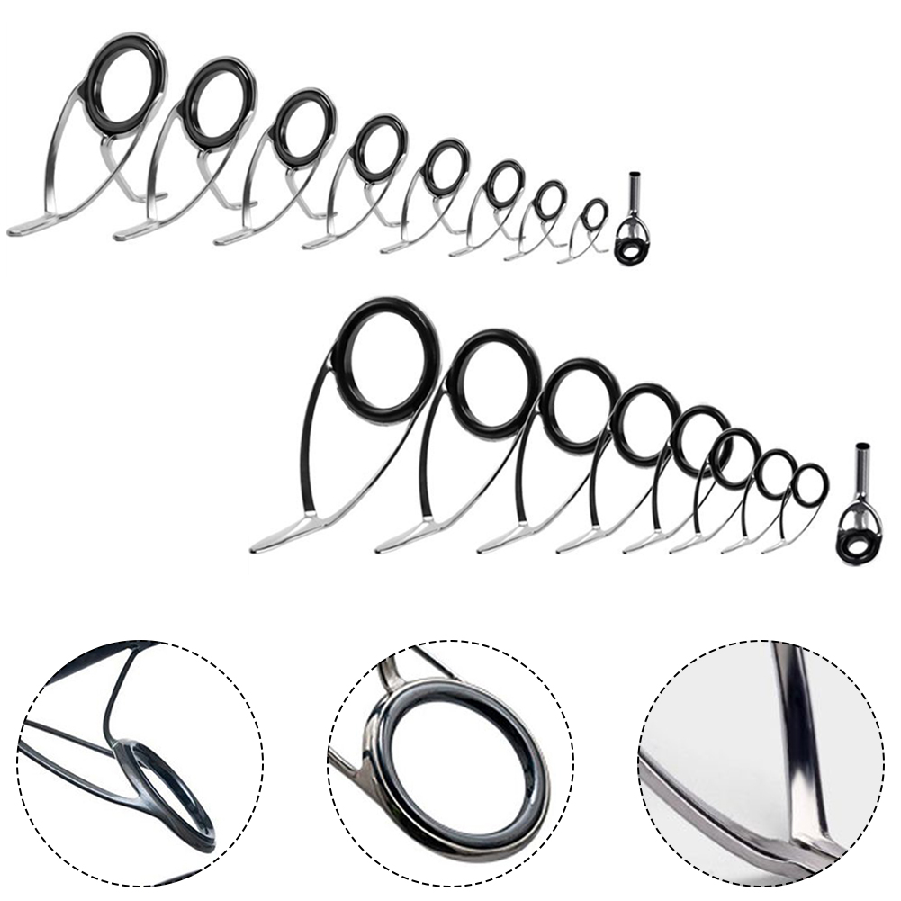 9 Stuks Hengel Geleider Kerami - Fishing Rod Repair Kit recensie en prijs