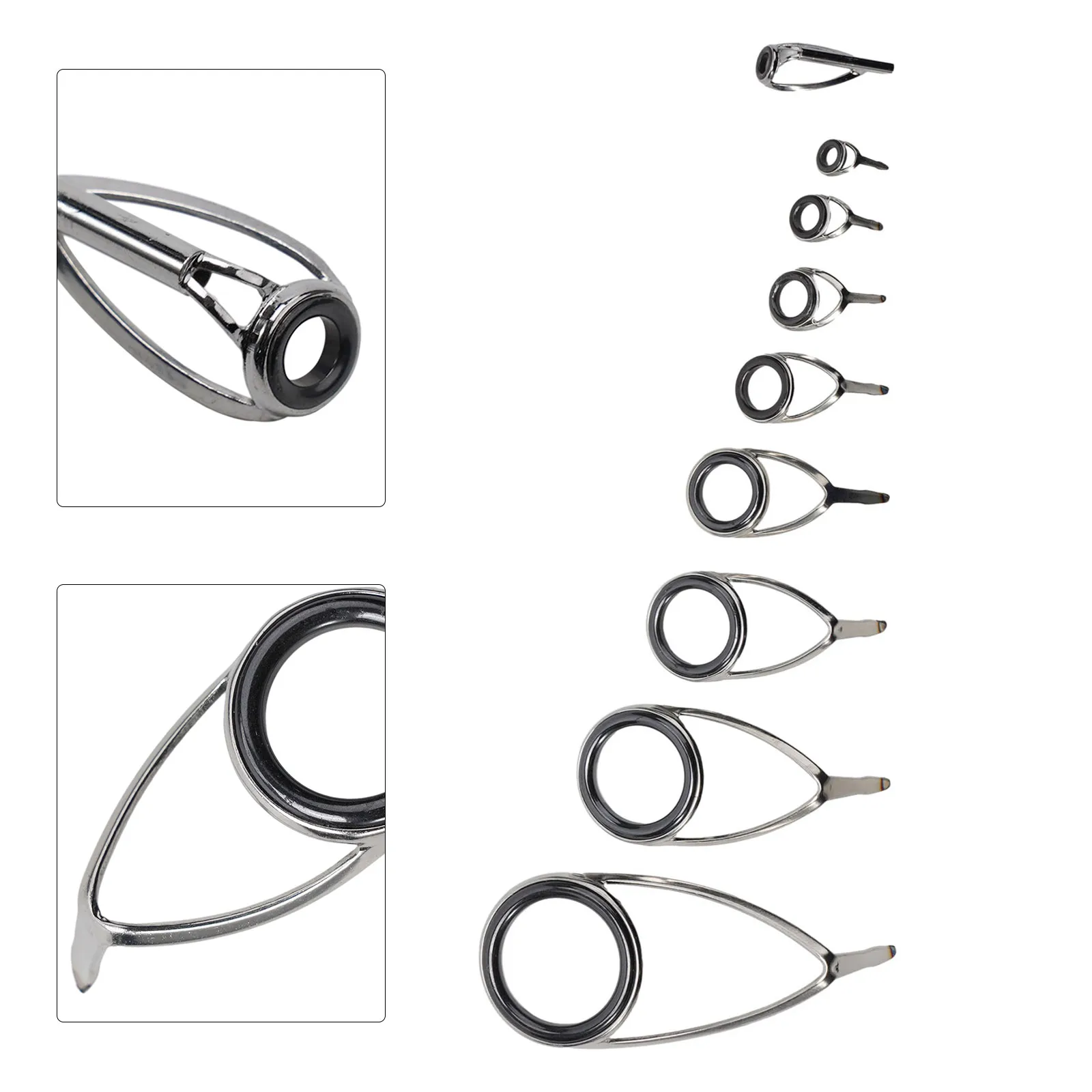 9 stks Hengel Top Ring Tip Oog - Fishing Rod Building Kit recensie en prijs